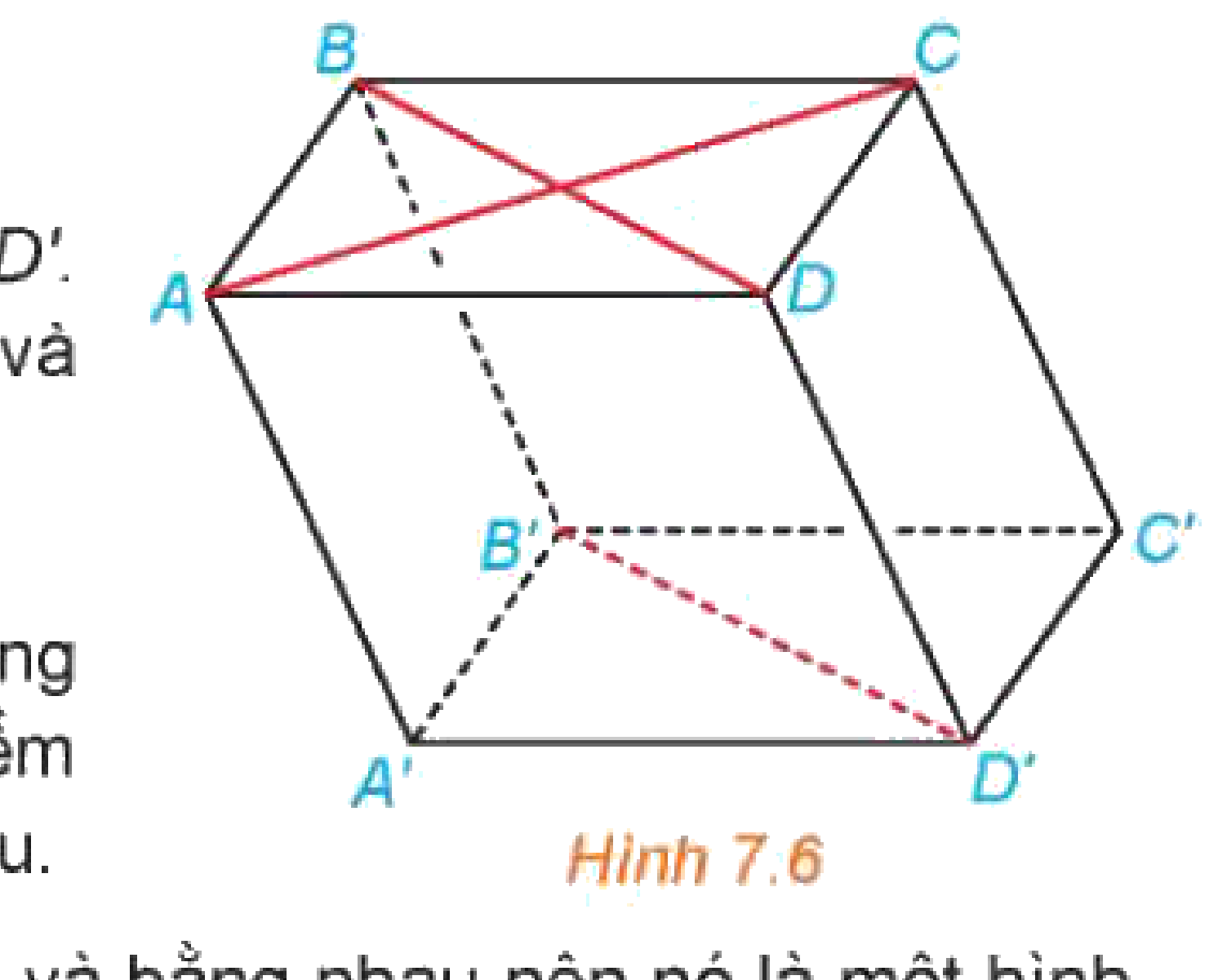 Hình 7.6 Hình hộp